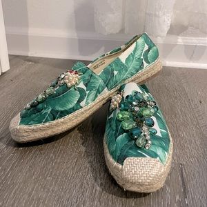 Chinese Laundry Espadrilles Beaded